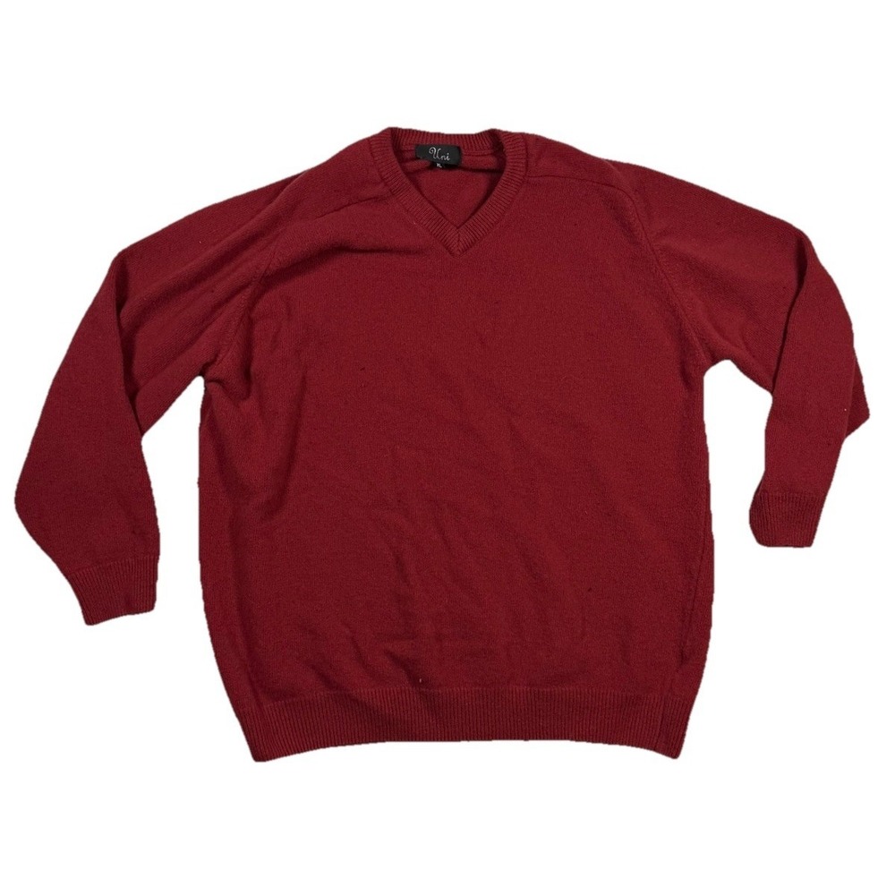 Uni Red Crew Neck mens XL sweater Cotton Blend